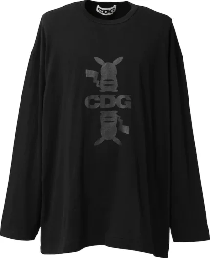 Cdg X Pokemon Oversized Long Sleeved T-shirt