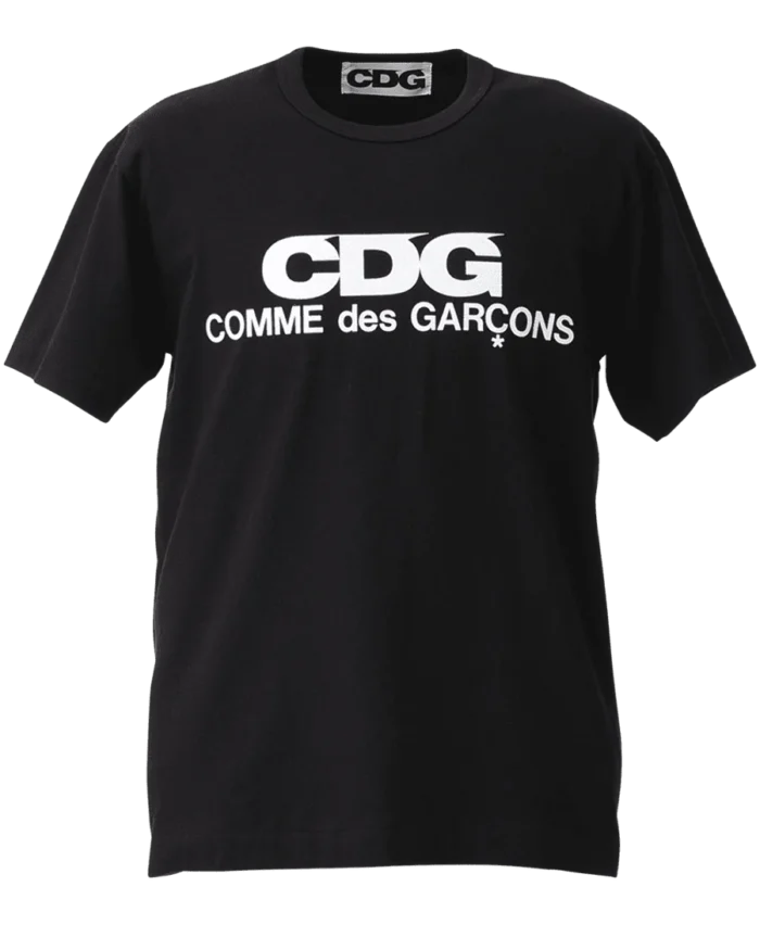 Comme Des Garcons Logo Printed T Shirt