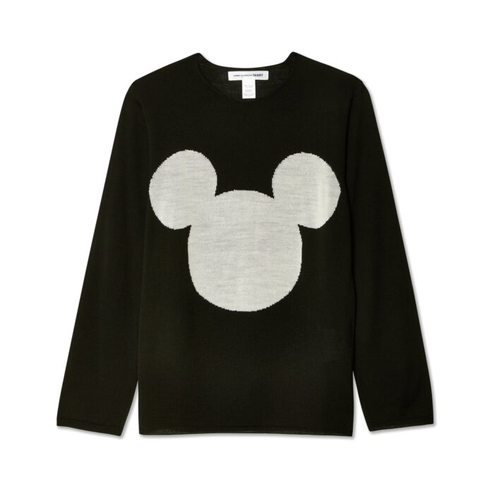 BLACK AND WHITE MICKEY MOUSE SWEATER
